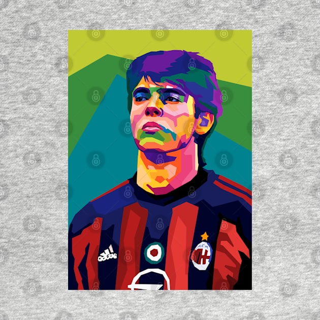 Ricardo Kaka Wpap Pop Art by Zet Art